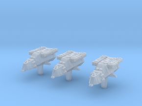 (Armada) 3x DX-9 Stormtrooper Transport in Clear Ultra Fine Detail Plastic