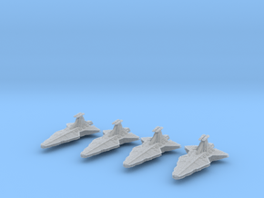 (Armada) 4x Venator Star Destroyer in Clear Ultra Fine Detail Plastic