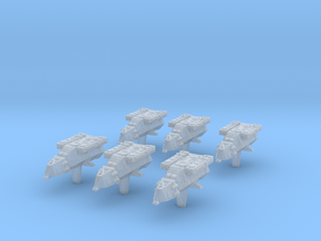 (Armada) 6x DX-9 Stormtrooper Transport in Clear Ultra Fine Detail Plastic