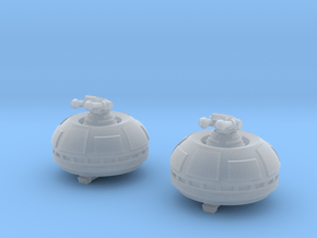 CR-90 Corvette Turret Replacement (Ep III) in Clear Ultra Fine Detail Plastic