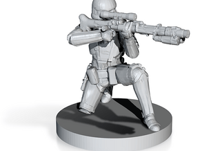 (IA) Deathtrooper 3 in Clear Ultra Fine Detail Plastic