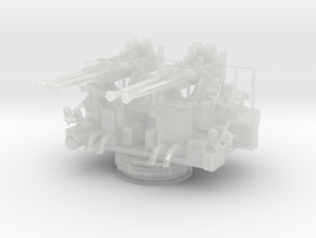 1/48 USN 40mm Bofors Quad Mount in Clear Ultra Fine Detail Plastic