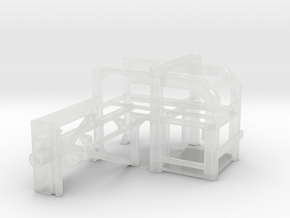  1/72 Depth Charge Loader Rack Starboard in Clear Ultra Fine Detail Plastic