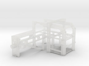 1/48 Depth Charge Loader Rack Starboard in Clear Ultra Fine Detail Plastic