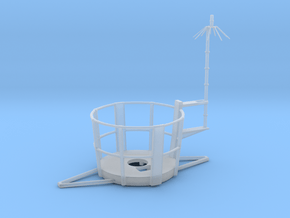 1/48 Top Platform for Main Mast in Clear Ultra Fine Detail Plastic