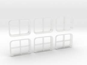 1/48 IJN Windows in Clear Ultra Fine Detail Plastic