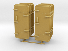 1/48 IJN Watertight Doors Set x8 in Tan Fine Detail Plastic