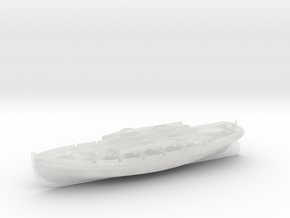 1/72 IJN 9m Cutter w. Paddles in Clear Ultra Fine Detail Plastic