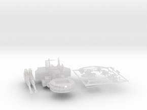 Best Detail 1/35 40mm Bofors Twin Mount KIT in Clear Ultra Fine Detail Plastic