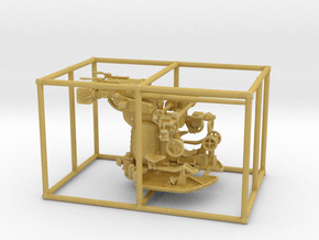 1/96 DKM 3.7cm 83 Twin Gun Mounting in Tan Fine Detail Plastic