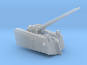 1/96 DKM SK/L65  C33 10.5 cm AA twin Gun in Clear Ultra Fine Detail Plastic