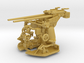 1/72 DKM 3.7cm C/30 Twin Gun Mounting in Tan Fine Detail Plastic