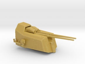 1/100 DKM Flak 10.5 cm SK C/37 in Tan Fine Detail Plastic