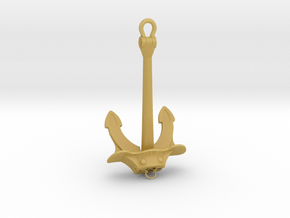 1/96 DKM Stern anchor (port side) in Tan Fine Detail Plastic