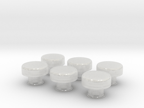 1/32 IJN Mushroom Type Ventilator V2 in Clear Ultra Fine Detail Plastic