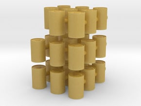 1/144 Depth Charges Set in Tan Fine Detail Plastic
