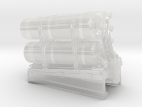 1/125 USN Smoke Screen Generator in Clear Ultra Fine Detail Plastic