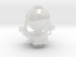 1/125 USN 36'' Searchlight in Clear Ultra Fine Detail Plastic