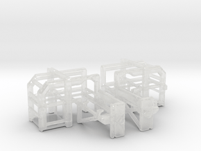 1/192 DC Loader Rack Set in Clear Ultra Fine Detail Plastic