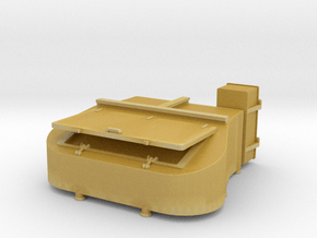 1/100 DKM Stern Deck Hatch v7 in Tan Fine Detail Plastic