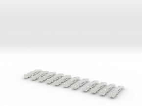1/48 Turnbuckles SET in Clear Ultra Fine Detail Plastic