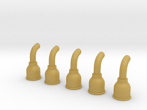 1/32 Vent Pipe Set x5 in Tan Fine Detail Plastic