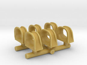 1/125 USN Fairlead Towing Chock Set in Tan Fine Detail Plastic