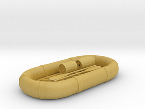 Best Detail 1/16 USN Life Raft Oval KIT in Tan Fine Detail Plastic