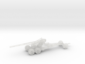 1/160 US 155mm Long Tom Cannon Travel Mode in Clear Ultra Fine Detail Plastic