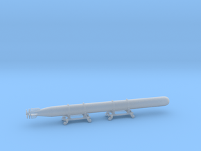 1/72 IJN Type 93 Long Lance Torpedo in Clear Ultra Fine Detail Plastic