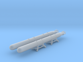 1/72 IJN Type 93 Long Lance Torpedo Set in Clear Ultra Fine Detail Plastic