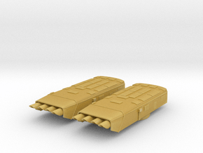 1/350 DKM Torpedo Tubes Set x2 in Tan Fine Detail Plastic