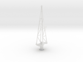 1/144 IJN Yamato Crane Tower in Clear Ultra Fine Detail Plastic