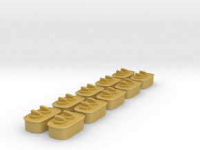 1/25 Wall Switch E Set x10 in Tan Fine Detail Plastic