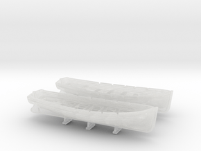 1/350 DKM Boat 8m Long Set in Clear Ultra Fine Detail Plastic