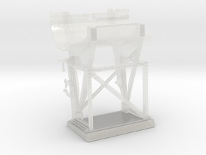 1/35 DKM Depth Charge Rack right in Clear Ultra Fine Detail Plastic