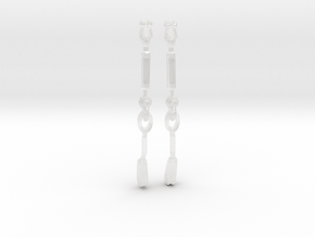 1/11 DKM UBoot Turnbuckles SET in Clear Ultra Fine Detail Plastic