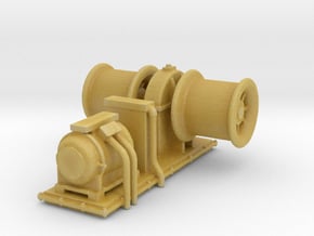 1/192 USS Winch in Tan Fine Detail Plastic