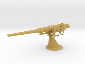 1/100 Russian 75 mm / 50 Cal. Gun in Tan Fine Detail Plastic
