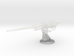 1/100 Russian 75 mm / 50 Cal. Gun in Clear Ultra Fine Detail Plastic