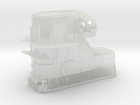 1/600 DKM Bismarck funnel in Clear Ultra Fine Detail Plastic