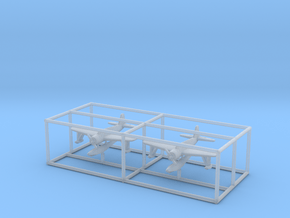 1/500 USN Vought OS2U Kingfisher Seaplane Set x2 in Clear Ultra Fine Detail Plastic