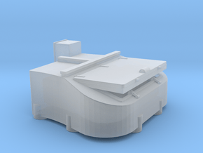 1/144 Bismarck stern deck hatch v7 in Clear Ultra Fine Detail Plastic