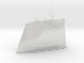 1/72 USS Razorback Fairwater in Clear Ultra Fine Detail Plastic