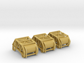 1/144 DKM Release Track Depth Charge Set x3 in Tan Fine Detail Plastic