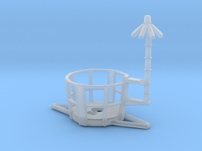 1/125 Top Platform for Main Mast in Clear Ultra Fine Detail Plastic