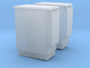1/125 USN 3 inch 50 Mouint Lockers in Clear Ultra Fine Detail Plastic