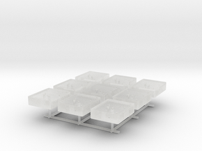 1/48 USN Dimmer Set x9 in Clear Ultra Fine Detail Plastic