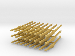 1/144 IJN Paddles (Oars) Set x24 in Tan Fine Detail Plastic