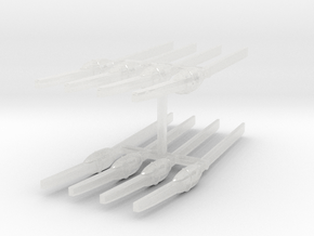1/144 IJN Paddles (Oars) Set x8 in Clear Ultra Fine Detail Plastic